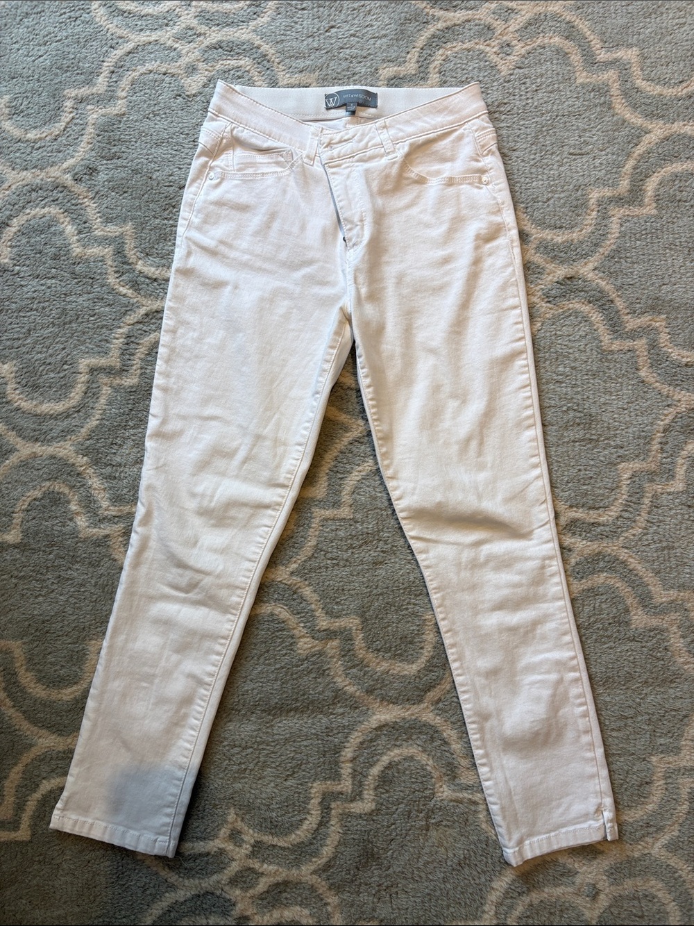 Wit & Wisdom White Skinny Stretch Jeans